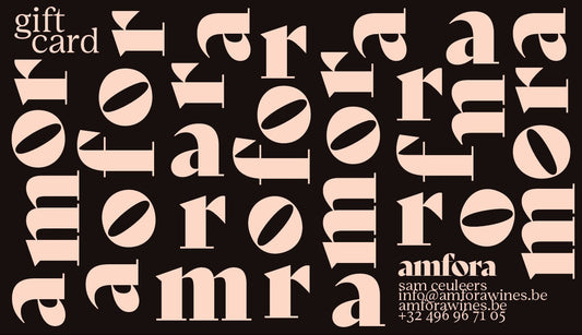 Gift card by Amfora